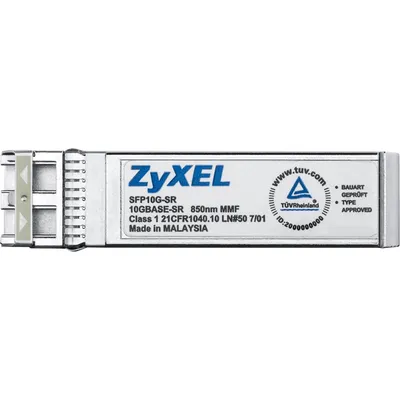 Трансивер ZyXEL - SFP10G-LR, SFP PLUS, 10GBase-LR, Duplex LC, Одномодовый, wavelength TX-1310 нм / RX-1310 нм, до 10Км, full-duplex, SFP10G-LR-ZZ0101F
