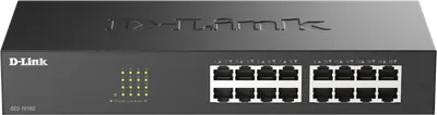 D-Link Неуправляемый коммутатор DES-1016D с 16 портами 10/100Base-TX представляет собой недорогое решение для сетей SOHO и предприятий малого и среднего бизнеса (SMB). Каждый порт коммутатора обеспечивает передачу файлов и потокового мультимедиа на скорости до 200 Мбит/с в режиме полного дуплекса без задержек. DES-1016D поддерживает технологию Plug-and-play, позволяющую подключать к нему устройства без произведения дополнительных настроек.