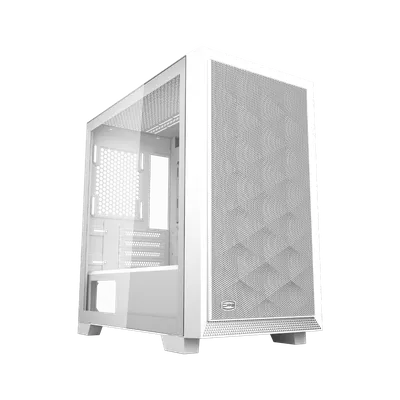 C3D310 WH PcCooler  Корпус без блока питания/ Case PCCooler , Mini-Tower, TG, Mesh, no fans, 2xUSB-A  3.0,  mATX,  mITX Wh