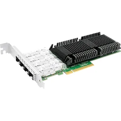 Сетевой адаптер WiFi PCIe LR-Link LRES1027PF-4SFP28, PCIe 4.0 x8, Intel E810, 4*SFP28 10/25G NIC Card (303851)