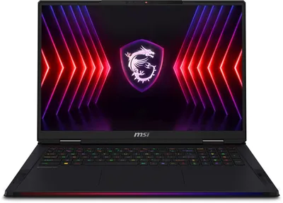 Ноутбук MSI Raider A18 HX A9WJG-216RU, 18" (3840x2400) IPS 120 Гц/AMD Ryzen 9 9955HX3D/64 ГБ DDR5/2048 ГБ SSD/NVIDIA GeForce RTX 5090 для ноутбуков (24 Гб)/Windows 11 Home, Черный (9S7-182L72-216)