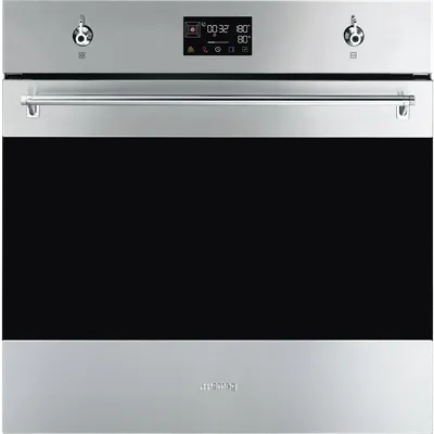 Духовой шкаф SMEG SO6302S3PX, электрический, 67 л, 12 функций, пароварка