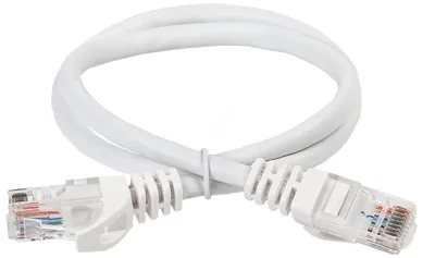ITK Коммутационный шнур кат. 5Е UTP LSZH 0,5м белый (PC08-C5EUL-05M)