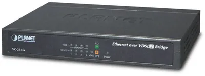 Медиаконвертер PLANET VC-234G, Ethernet в VDSL2, 4×1GbE, RJ11