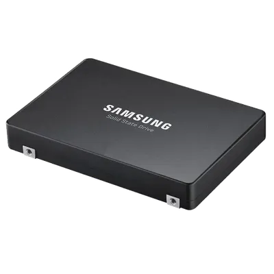 Твердотельный накопитель/ Samsung SSD PM1643a, 3840GB, 2.5" 15mm, SAS 12Gb/s, 3D TLC, R/W 2100/2000MB/s, IOPs 450 000/90 000, TBW 7008, DWPD 1 (12 мес.)