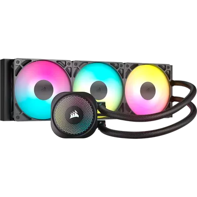 Система жидкостного охлаждения/ Water Cooling System Corsair NAUTILUS 360 ARGB (360mm, Black, ARGB/ Fans: 3x120mm, 72.8CFM, 36dBA, 1700RPM/ S: 1851, 1700, AM5, AM4)