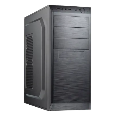Корпус c блоком питания 450 Ватт/ Case Foxline FL-815, ATX, 3x5.25EXT, 1x3.5EXT, 3x3.5INT, 2xUSB2.0, HDA, w/o FAN, w/450W ATX PSU, w/1.2m EU pwr cord