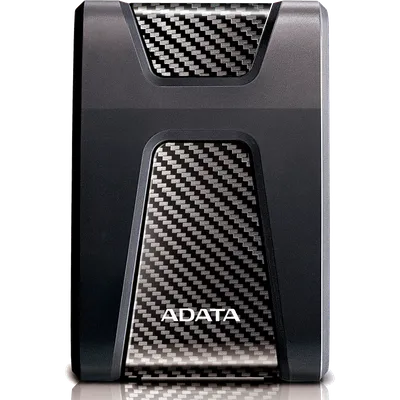 Жесткий диск внешний/ Portable HDD 1TB ADATA HD650 (Black), Silicone, USB 3.2 Gen1, 121x81x21mm, 201g /3 года/