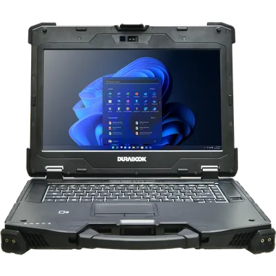Защищенный ноутбук Durabook Z14I Gen3 Basic Win11 Pro/ Z14I Gen3 Basic, 14" FHD (1920 x1080) Sunlight Readable 1200 nits Touchscreen Display, Intel® Core™ Ultra 5 125U (12MB Cache, up to 4.3 GHz, 12 cores, 14 threads with Intel® AI Boost NPU), Windows 11 Professional with 16GB RAM, 256GB PCIE SSD, Wi-Fi 7 + Bluetooth v5.4, Backlit Keyboard, Express Card 54, Smart Card Reader, 2.0 MP webcam, 2x RJ45, 2x RS232, 2x Thunderbolt 4 , HDMI, VGA, TPM, IP66
