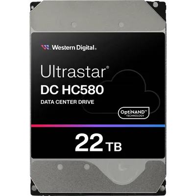 Жесткий диск/ HDD WD SAS Server 22Tb Ultrastar DC HC580 7200 12Gb/s 512MB 1 year warranty (replacement WUH722222AL5204, WUH722020BL5204, ST22000NM000E, MG10SCA20TE, ST20000NM002D, ST20000NM007H)