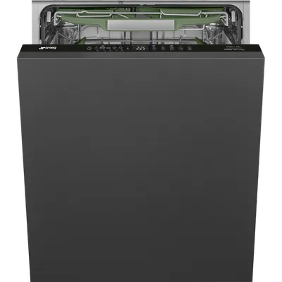 Посудомоечная машина SMEG STL7322BQL, встраиваемая, 60см, 14 комплектов, черный