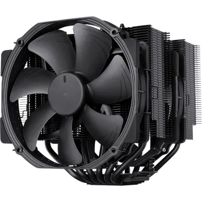 Кулер для процессора/ CPU Cooler Noctua NH-D15 chromax.black (183W, 4-pin PWM, 165mm, Al/Cu, 6x6mm, 2x140mm, 82.43CFM, 24.6dBA, 1500RPM, S: 1851/1700/1200/115X, AM5/AM4, Black)