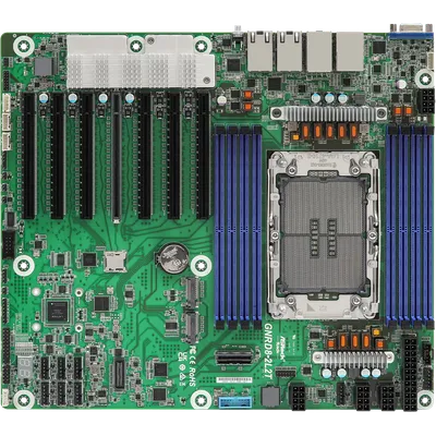 Материнская плата/ ASRock GNRD8-2L2T, CEB, 1x LGA 4710  Intel Xeon 6700P-series/ 6500P-series/ 6700E-series, 8x DDR5 RDIMM, MRDIMM, 7x PCIe5.0 / CXL2.0 x16*, 1x MCIO (PCIe5.0 / CXL2.0 x8), 2x M.2 (PCIe5.0 x4), 2x RJ45 (10GbE) Intel X710-AT2, 2x RJ45 (1GbE) Intel i210, AST2600