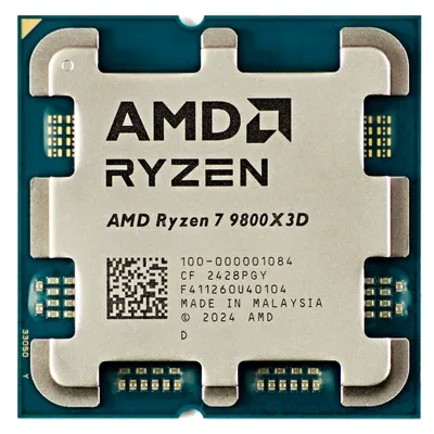 Процессор AMD Ryzen 7 9800X3D 100-000001084, 8 ядер, 4.7/5.2 ГГц, L3 96МБ, AM5