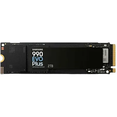 Твердотельные накопители/ Samsung SSD 990 EVO Plus, 2000GB, M.2(22x80mm), NVMe 2.0, NVMe 2.0, PCIe 4.0 x4, V-NAND TLC, R/W 7250/6300MB/s, IOPs 1 000 000/1 350 000, TBW 1200, DWPD 0.3 (12 мес.)