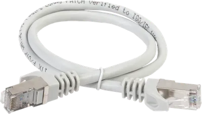 Патч-корд ITK PC01-C5EF-5M, кат.5E FTP, 5 м, серый