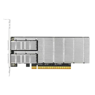 ShenzhenLianrui Electronic Co., LTD LRES1260PF-2QSFP112 Сетевая карта/ PCIe 5.0 x16 Dual-Port  200G Network Adapter