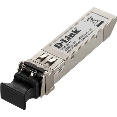 Трансивер D-Link 431XT/B1A, SFP+ Transceiver with 1 10GBase-SR port.Up to 300m, multi-mode Fiber, Duplex LC connector, Transmitting and Receiving wavelength: 850nm, 3.3V power