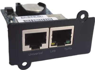 SNMP карта удаленного управления/ РСК-ПМКАРД карта удаленного управления для 1-фазных ИБП СайберЭлектро (Изготовлено в РФ)