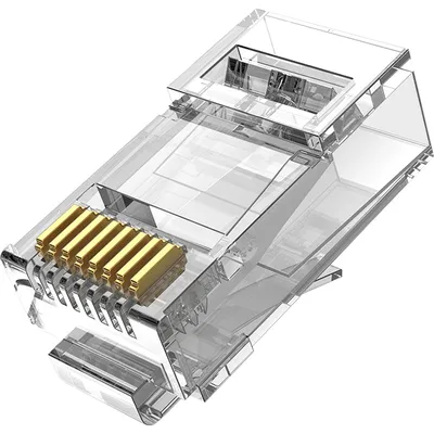 Коннектор Vention RJ45 (8p8c), UTP, cat. 6A, под витую пару (50шт.) (IDGR0-50)