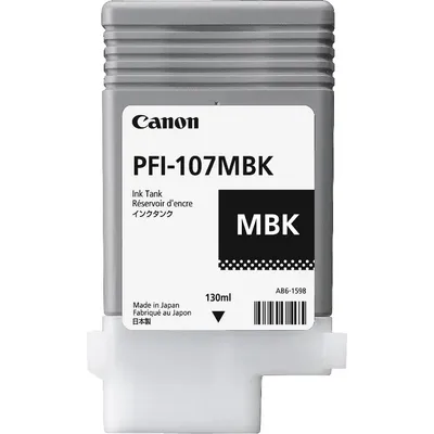 К-ж Canon PFI-107МBK для iPF680/685/780/785 130ml матовый черный арт. 6704B001 / 6704B003, оригинал