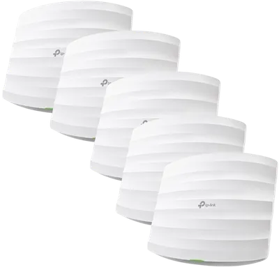 Точка доступа TP-Link - EAP245 (5-PACK), 2.4 и 5 ГГц, 1300Mb/s, IEEE 802.11 a/b/g/n/ac, Web, SNMP, telnet, mac address filtering, цвет белый, EAP245(5-PACK)