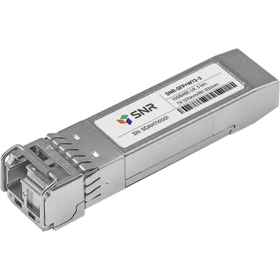 SNR SNR-SFP+W73-3 Одноволоконный модуль, SFP+ WDM 10GBASE-LR/LW, разъем LC, рабочая длина волны Tx/Rx: 1270/1330нм, дальность до 3км (5dB).