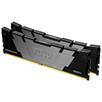 Память DDR4 2x8GB 3200MHz Kingston KF432C16RB2K2/16 Fury Renegade Black RTL Gaming PC4-25600 CL16 DIMM 288-pin 1.35В kit dual rank с радиатором Ret