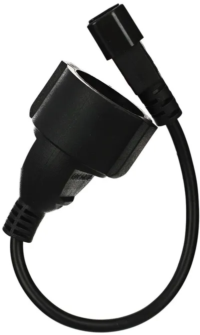 Кабель VCOM CE002-CU0.75-0.15M, IEC-320-C14→Socket Type-F, 0.15м