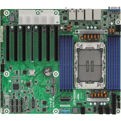 Материнская плата/ ASRock GNRD8-2L2T, CEB, 1x LGA 4710  Intel Xeon 6700P-series/ 6500P-series/ 6700E-series, 8x DDR5 RDIMM, MRDIMM, 7x PCIe5.0 / CXL2.0 x16*, 1x MCIO (PCIe5.0 / CXL2.0 x8), 2x M.2 (PCIe5.0 x4), 2x RJ45 (10GbE) Intel X710-AT2, 2x RJ45 (1GbE) Intel i210, AST2600