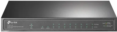 Коммутатор TP-Link TL-SG1210P, 8×PoE+, 1×1GbE, 1×SFP, 63 Вт, настольный