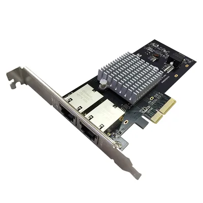 Сетевая карта/ 10G Dual Port RJ45 PCIe Ethernet Adapter with Intel X550-AT2 Chipset