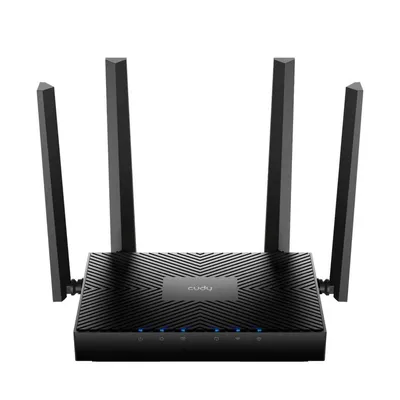 Двухдиапазонный гигабитный роутер Wi-Fi 6 AX3000 с поддержкой Mesh , чипсет: MediaTek (MT7981BA, MT7976CN, MT7531AE), стандарты Wi-Fi: 802.11a/b/g/n/ac/ax, скорость Wi-Fi: до 574 Мбит/с (2,4 ГГц) + до 2402 Мбит/с (5 ГГц), 5 портов 10/100/1000 Мбит/с, 4 несъ