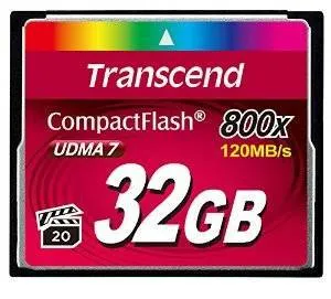Transcend (TS32GCF800)  CompactFlash  Card 32Gb  800x