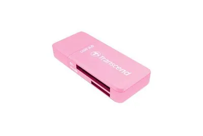 Кард-ридер Transcend TS-RDF5R, USB 3.0, SD/microSD, розовый