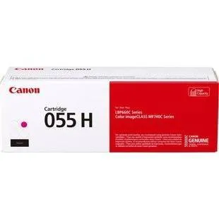 Картридж CANON 055H M пурпурный, увеличенной емкости   5900 стр
