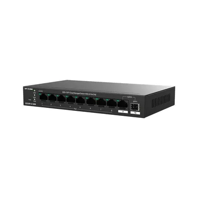 Коммутатор IP-COM G2210P-8-120W, управляемый PoE, 8×1GbE PoE, 1×SFP, 110Вт