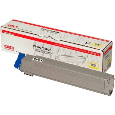 Картридж Oki 42918913, для C9600/9800, желтый, 15000стр