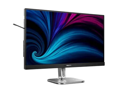 Монитор PHILIPS 27B2N4500/00 27" Silver-Black с поворотом экрана (IPS, 2560x1440, 120Hz, 4 ms, 178°/178°, 350 cd/m, 1500:1, +2xHDMI 2.0, +DisplayPort 1.4, +3xUSB 3.2, +USB Type-C (15W), +MM)