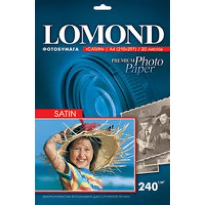 Фотобумага Lomond 1105100, A4, 240 г/м², глянцевая