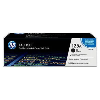 Тонер-картридж HP 125A Black Dual Pack для СLJ CP1215/CP1515/CP1518/CM1312mfp (2х2200 стр) ( CB540AD )