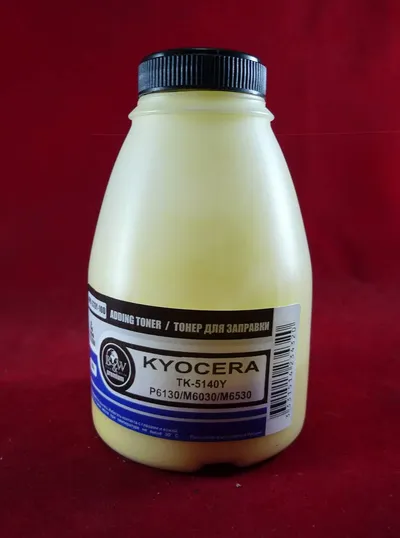 Тонер Black&White KPR-223Y-100, для Kyocera TK-5140Y Yellow, 100г