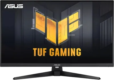 Монитор Asus - VG32AQA1A, 31.5", 16:9, VA, 1 мс, 300cd/m², 3000:1, 2560x1440 (WQHD), 170 Гц, 2x HDMI, 1x DP, USB-hub, HAS, speakers, цвет чёрный, VG32AQA1A