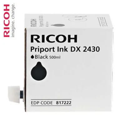 Чернила Ricoh 817222, тип 2430, черные, 500 мл