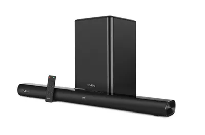 Саундбар SVEN SV-020811, SB-2200D, 300Вт, Bluetooth, HDMI, беспроводной сабвуфер