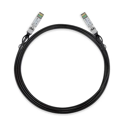 Кабель прямого подключения TP-Link, SFP PLUS -> SFP PLUS, 10 Гб/с, 3 м, цвет чёрный, SM5220-3M