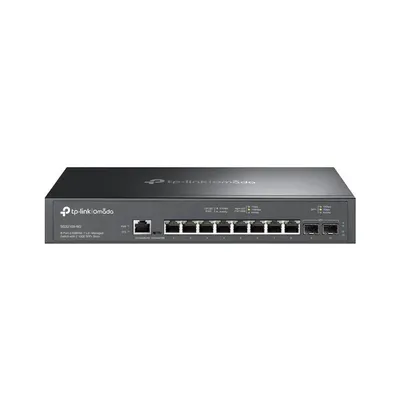 TP-Link Управляемый коммутатор Omada уровня 2+ с 8 портами 2,5 Гбит/с и 2 портами SFP+. ПОРТЫ: 8 портов 2,5 Гбит/с, 2 порта SFP+, консольные порты: RJ45, Micro-USB. ХАРАКТЕРИСТИКИ: стальной корпус, высота — 1U, монтируется в 13-дюймовую стойку. ОСОБЕННОСТИ: интеграция с контроллером Omada Pro, статическая маршрутизация, OAM, DDM, VLAN 802.1Q, Q-in-Q, STP, RSTP, MSTP, отслеживание сетевого трафика IGMP, приоритизация DSCP/802.1p, список управления доступом, 802.1X, аутентификация RADIUS/TACACS+, LACP, интерфейс командной строки, SNMP, Dual Image, Dual Configuration, IPv6