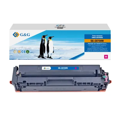 Картридж лазерный G&G GG-C075HM пурпурный (2500стр.) для Canon i-Sensys MF664Cdw/MF667Cdw Canon i-Sensys LBP646Cdw/LBP647Cdw/Color imageCLASS MF665Cdw/MF663Cdw/MF662Cdw;Color imageCLASS LBP647Cdw/S LBP646Cdw
