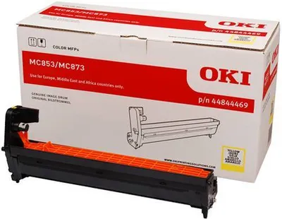 Фотобарабан Oki 44844469, желтый, для MC853/873