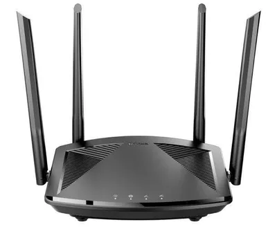 DIR-X1860/RU/R1A - Маршрутизатор, D-Link, DIR-X1860/RU/R1A, 802.11a/b/g/n/ac/ax, AX1800, 1 Порт WAN 10/100/1000BASE-T, 3 порта LAN 10/100/1000BASE-T